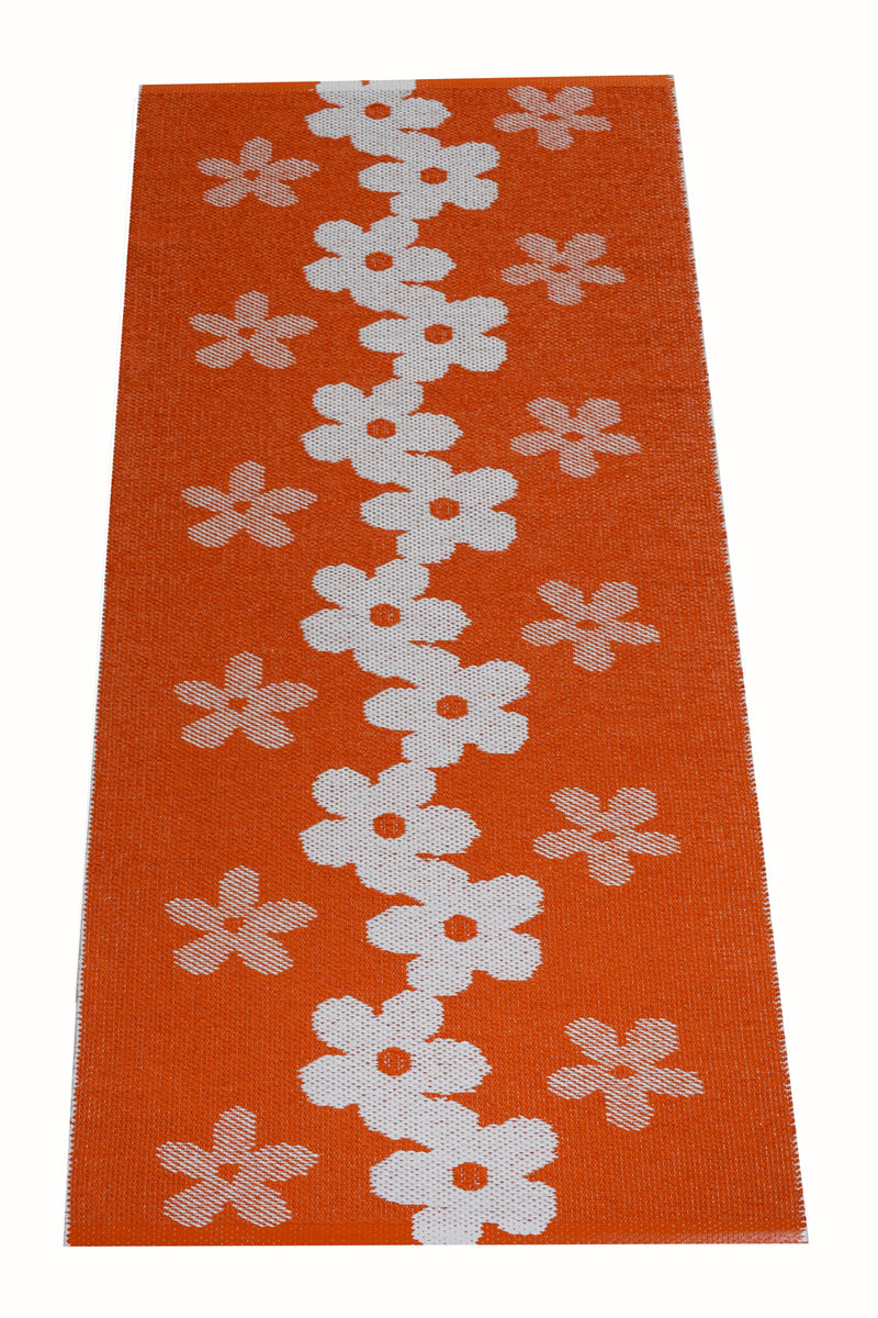 Flora orange - plastmatta