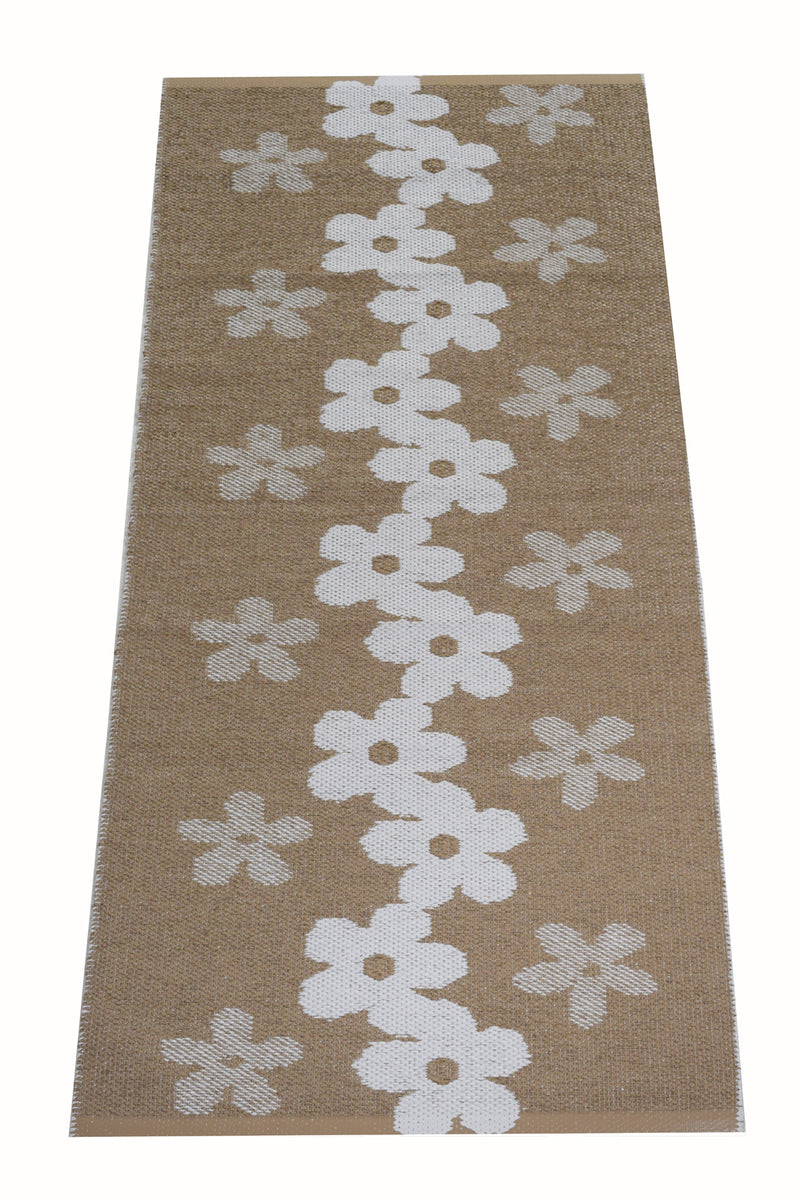 Flora beige - plastmatta