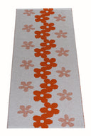 Flora orange - plastmatta