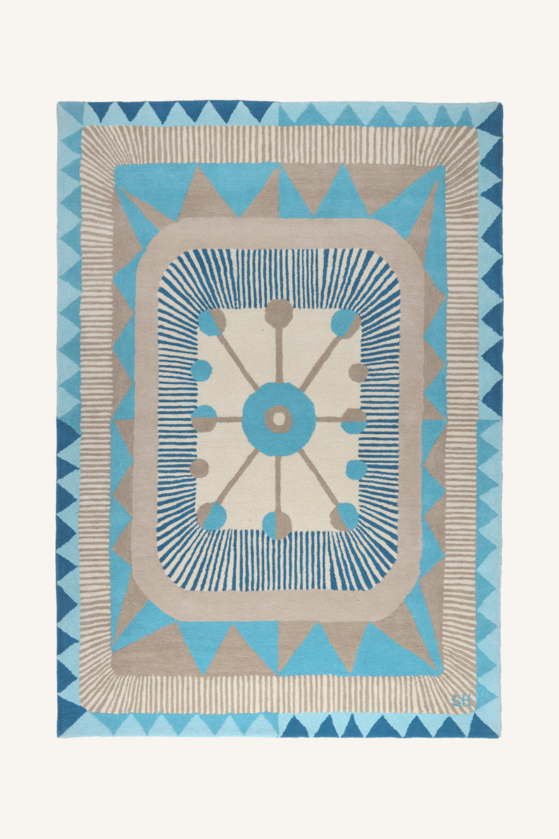 Zigzag blue